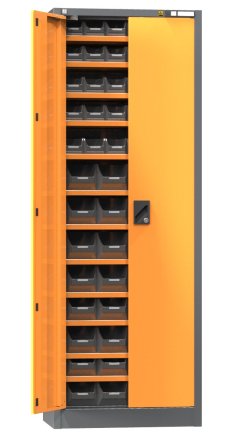 ESD cabinet with plastic boxes UK2-B21ESD