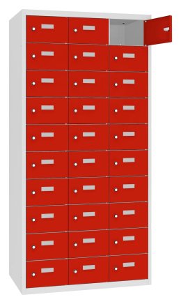 Personal lockers with 30 compartments MSus 3310 hl. 500 mm - 3