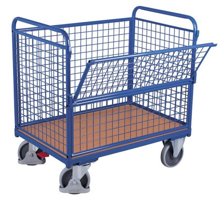 Platform trolley with four wire fillings sw-700.404