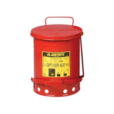 Bin for storing hazardous waste with a volume of 34 l