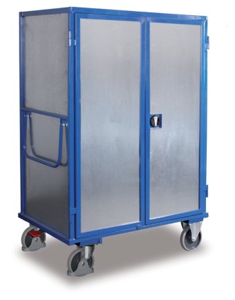 Cabinet trolley with shelves and double doors sw-700.988, sw-800.988 (2 models)