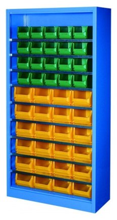 Cabinet with UK1-B2 plastic boxes - 2