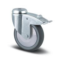 Instrument wheel gray with total brake, rotatable with cover (3 models)