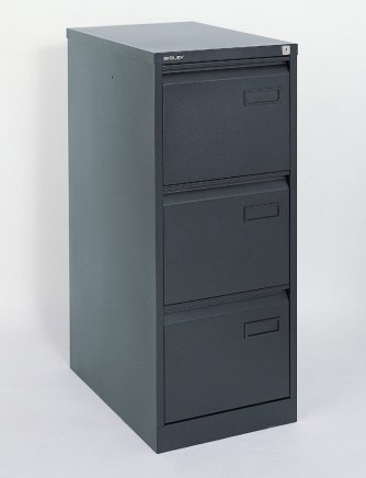 A4 filing cabinet - Bisley IPCCA13 metal filing cabinet - 3