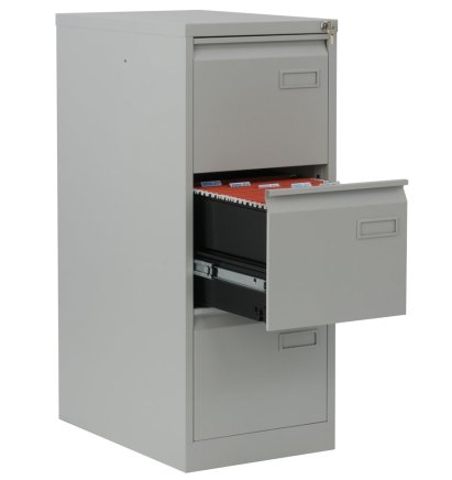 A4 filing cabinet - Bisley IPCCA13 metal filing cabinet - 2