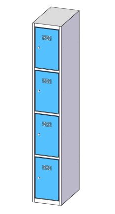 Box cabinet four doors XS34-18 - 3