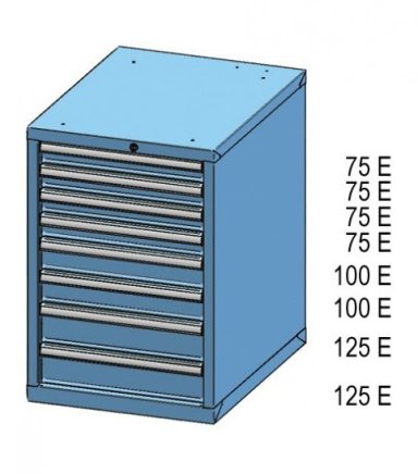 Drawer cabinet ZE 84-8 - 2