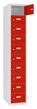 Personal lockers with 10 compartments MSus 3110 hl. 500 mm - 4