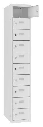 Personal lockers with 10 compartments MSus 3110 hl. 500 mm - 2