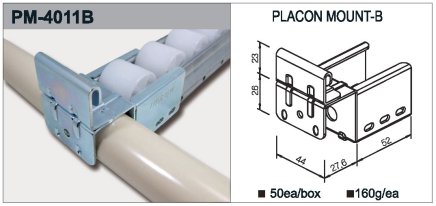 Roller track holder type PM-4011B