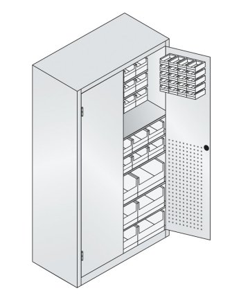 Workshop cabinet with boxes CP 130276-65 (2 models) - 2