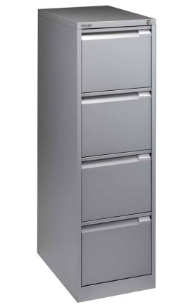 File cabinet A4 metal four drawers Bisley BS4E/A4 - set with dividers - 2