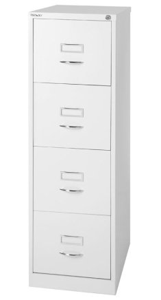 File cabinet A4 metal four drawers Bisley BS4E/A4 - set with dividers - 6