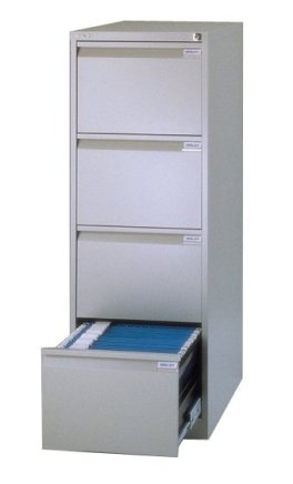 File cabinet A4 metal four drawers Bisley BS4E/A4 - set with dividers - 5