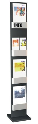 Advertising stand for brochures First