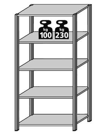 Base rack FIX RAL type 68025