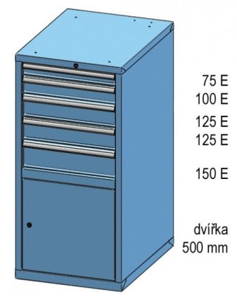 Drawer cabinet ZE 120-2 - 2