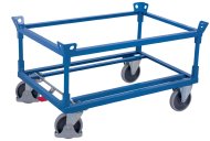 Pallet truck with a steel frame with a load capacity of 500 kg sw-870.113 RAL 5010