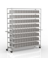 Handling trolley with modular divider 23121901