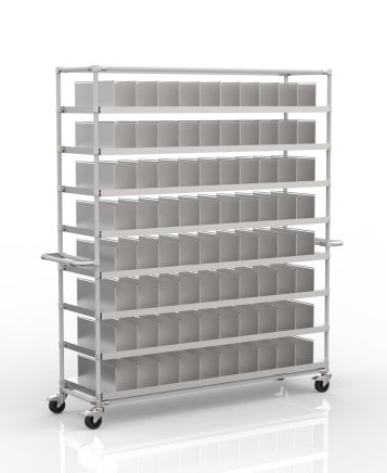 Handling trolley with modular divider 23121901 - 1