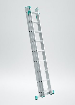 Three-part universal Eurostyle ladder with step adjustment (5 models)