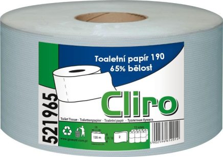 Toilet paper Jumbo Cliro 190 6 pieces