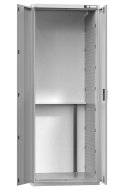 Cabinet for NC tools with hinged doors