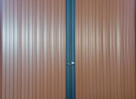 Roller shutter cabinet Bisley ET412/10/2S color anthracite aa3, roller shutter cherry - 3