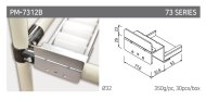 Roller track holder type PM-7312B