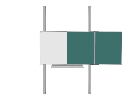 Three-part ceramic boards with a combined surface - TRIPTYCH (6 models) - 2