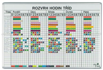 Timetable board (2 models)