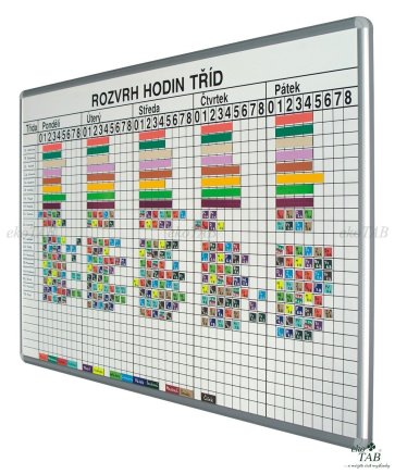 Timetable board (2 models) - 2