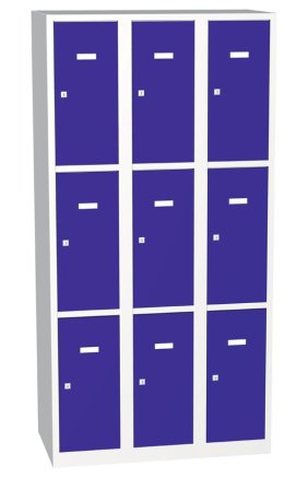 Metal cabinet with lockable boxes type A8333