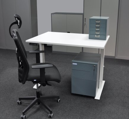 Office desk with storage space and chair EO16_HDT_HDK_York