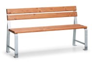 Mezzo bench with backrest 4680