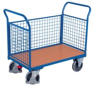 Platform trolley with three wire fillings sw-700.301