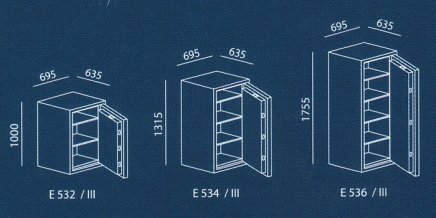 Royal E-III armored safes - 3