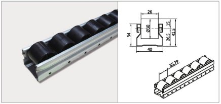 Roller track PL-401F - 2