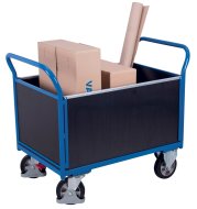 Platform trolley with four sides with a load capacity of 1000 kg sw-700.465 (4 models)