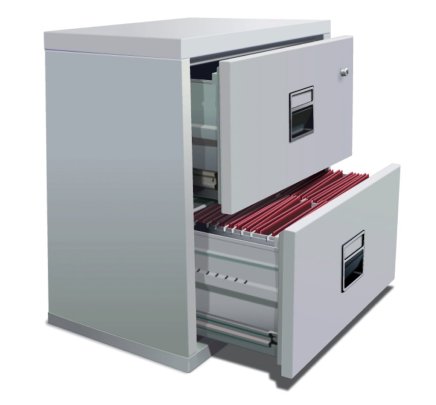 Fireproof file cabinet Fireking two-row MLT-2