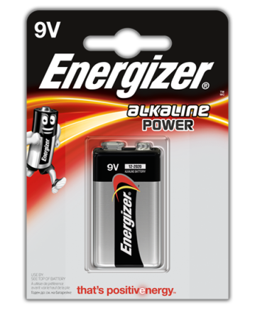 Energizer Alkaline Power 9V battery