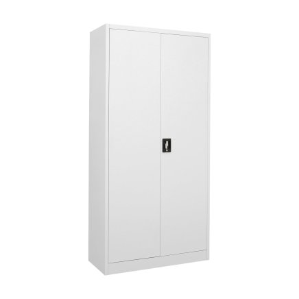 Sheet metal shelf cabinet with inserted door C01 white