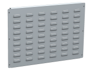 Hanging panel for cabinets of the VVS 02 series