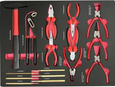 Workshop trolley for tools XT-002 + tool set n foam - 7