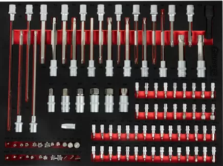 Workshop trolley for tools XT-002 + tool set n foam - 6