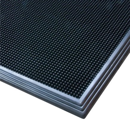 Sani-Trax black rubber disinfection mat