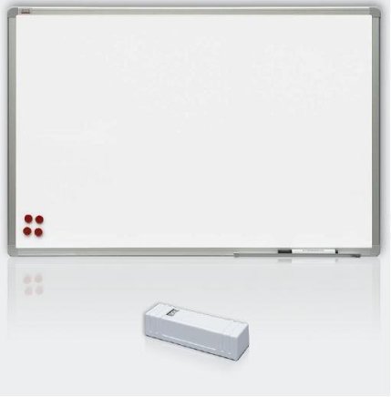 Ceramic magnetic board - ceramic surface, aluminum frame 90 x 180 cm