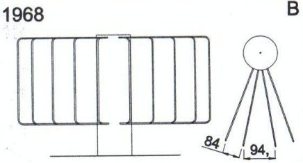 Spoke bicycle stand 1968 - 1