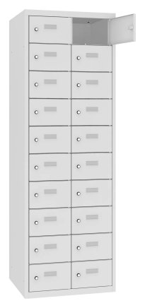 Personal lockers with 20 compartments MSus 3210 hl. 500 mm - 2