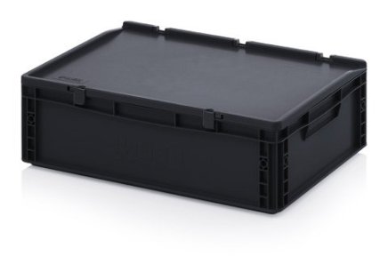 ESD Euro crate with lid 967175